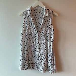 Anthropologie button down shirt dress